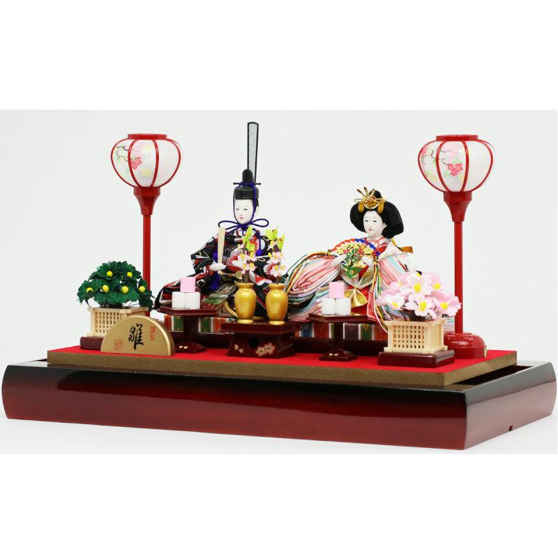 [即日発送] ひな人形 雛人形 2019年 名入れ木札 ケース 新作 親王飾り 十二単雛 【QGW6775994309】(23998円)