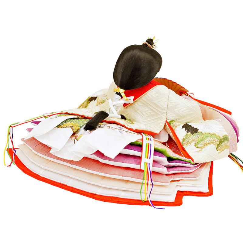 【値下げ⭕️】 雛人形 親王飾り 人形工房天祥オリジナル 衣装着ひな人形 束帯十二単 「新古今雛 大三五親王 京都西陣裂地：金駒刺繍」 【EI2281601521】(80806円)