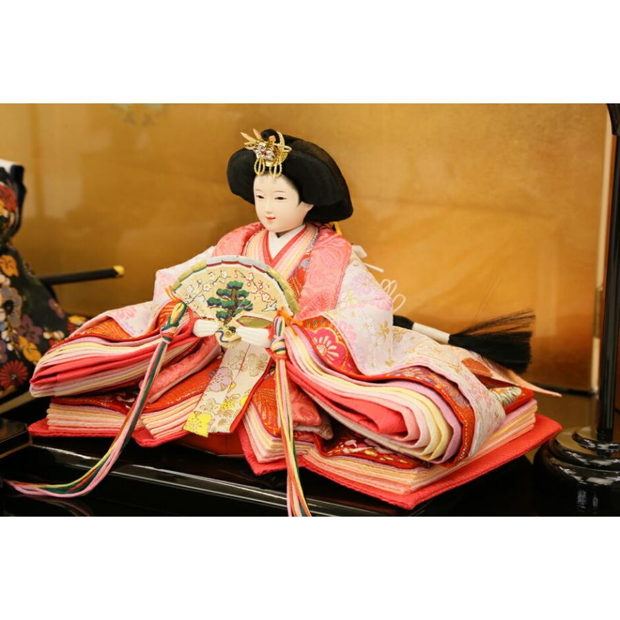 早い者勝ち訳あり！ 雛人形 ひな人形 人形工房天祥 限定オリジナル ぷり姫シリーズ 三五親王飾り こがね華紋 初節句 お祝い 【BC1579748569】(55949円)