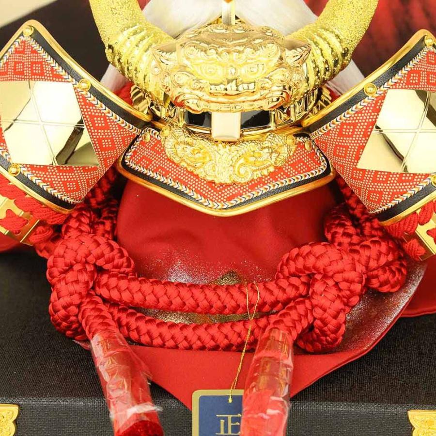 「超メルカリ市」 五月人形 兜飾り コンパクト 兜10号 武田信玄公之兜 10号赤印伝武田(櫃付) 赤富士屏風 初節句 お祝い 端午の節句 子供の日 【RIZ1388702327】(49183円)