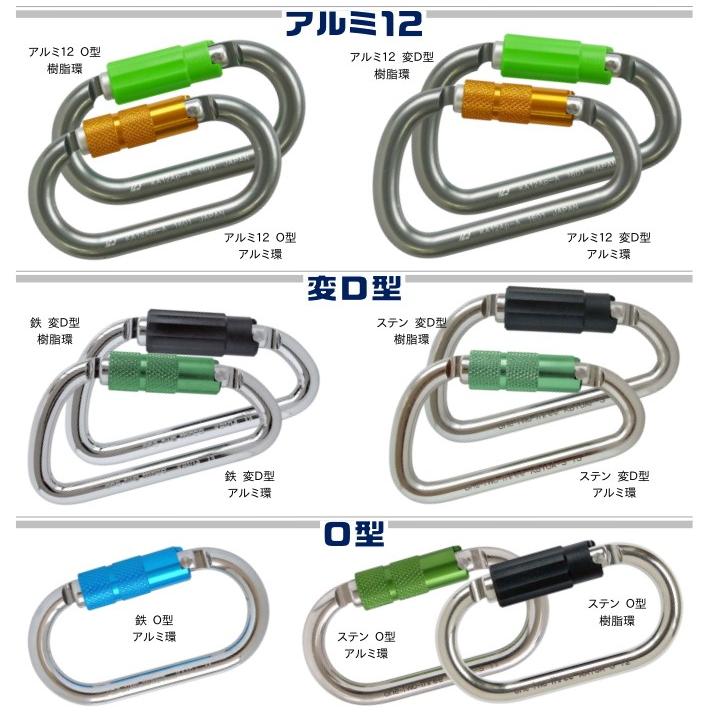 豪華ラッピング無料 123 カラビナ ステン変D型環つき KB10K-S 通販 123 伊藤製作所 KB10K カラビナ 鉄変D型 環つき 10個セット