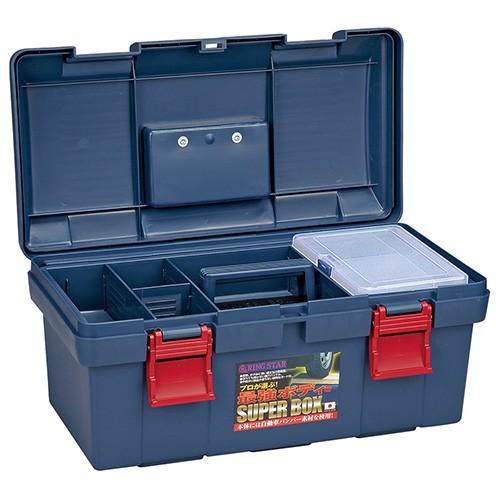 リングスター プラスチック製 工具箱 スーパーボックス SR-450 ブルー