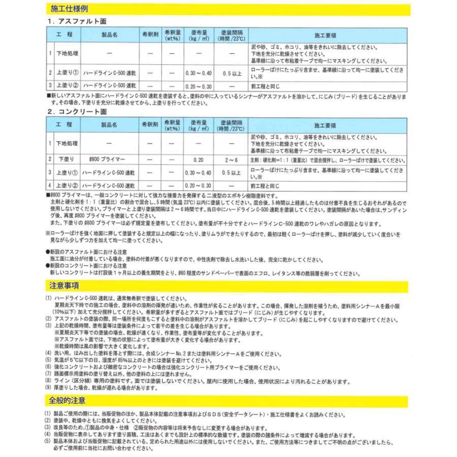アトミクス ハードライン C-500 速乾 白 4kg｜iwauchi-kanamonoten｜04