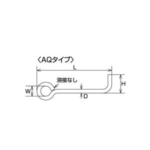 メール便 可  水本機械製作所 ステンレス アンカー コンクリート埋込用 6mm×115mm AQ-6-115  1個｜iwauchi-kanamonoten｜02