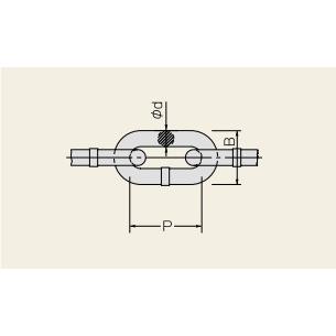 コンドーテック ステンレス リンクチェーン 7mm×30m (メーカー直送品 代引決済不可)(個人宅配送不可)｜iwauchi-kanamonoten｜02