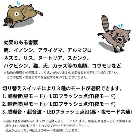 富士倉 害獣撃退装置 通せんぼくん FJK-192 : 岩内金物店 - 通販