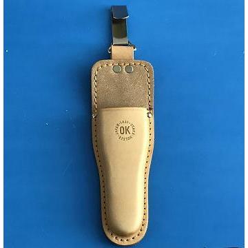 岡田製作所 OK印 牛革製 剪定鋏サック ダルマ型 吊カン付 No.S6620BT