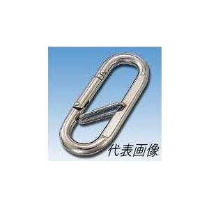 水本機械製作所 ステンレス プチカラビナ ハズレ止め付 10mm PK 水本機械製作所 ステンレス プチカラビナ ハズレ止め付 10mm PK