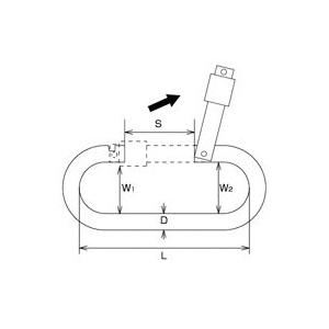 メール便 可 水本機械製作所 ステンレス オープンフックP型 6mm メール便 可 水本機械製作所 ステンレス オープンフックP型 6mm