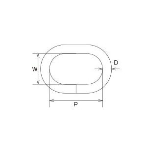 メール便 可 水本機械製作所 ステンレス 楕円リンク 12mm RO-12 メール便 可 水本機械製作所 ステンレス 楕円リンク 12mm RO-12