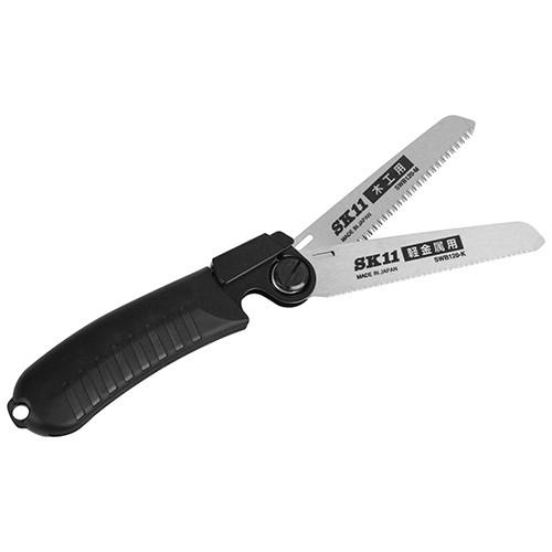 藤原産業 SK11 替刃式 折込鋸 Wブレードソー 120 木工用 軽金属 藤原産業 SK11 替刃式 折込鋸 Wブレードソー 120 木工用 軽金属