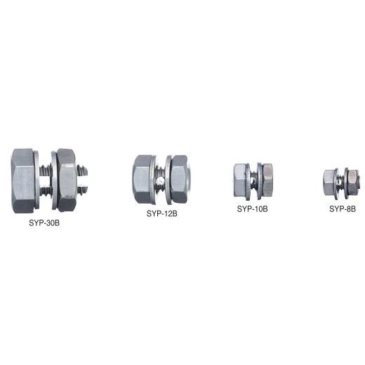 「ニッサチェイン(NISSA) ステンレスボルトクリップ SYP-8B」 SYP-8B ステンレス ボルトクリップ ニッサチェイン 1箱(20個) SYP-8B