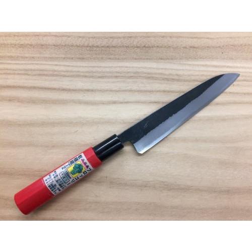 玉日本 ブロッコリー用 収穫包丁2 両刃 150mm 青二鋼 赤柄 * : 岩内