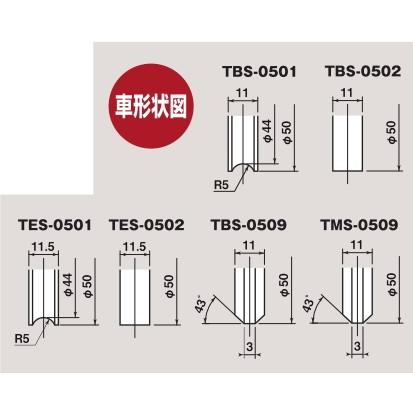 ヨコヅナ　重量調整戸車　22型　50mm　TMS-0509　V型　ステンレス枠　4個入