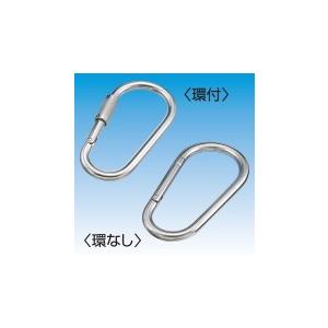 水本機械製作所 ステンレス カラビナジャンボ 環なし 16mm XJB-16A 5個