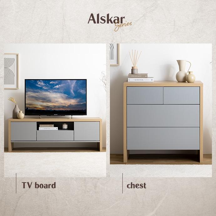 テレビ台 幅130cm 木目 グレー 北欧スタイル ローボード おしゃれ : 伊