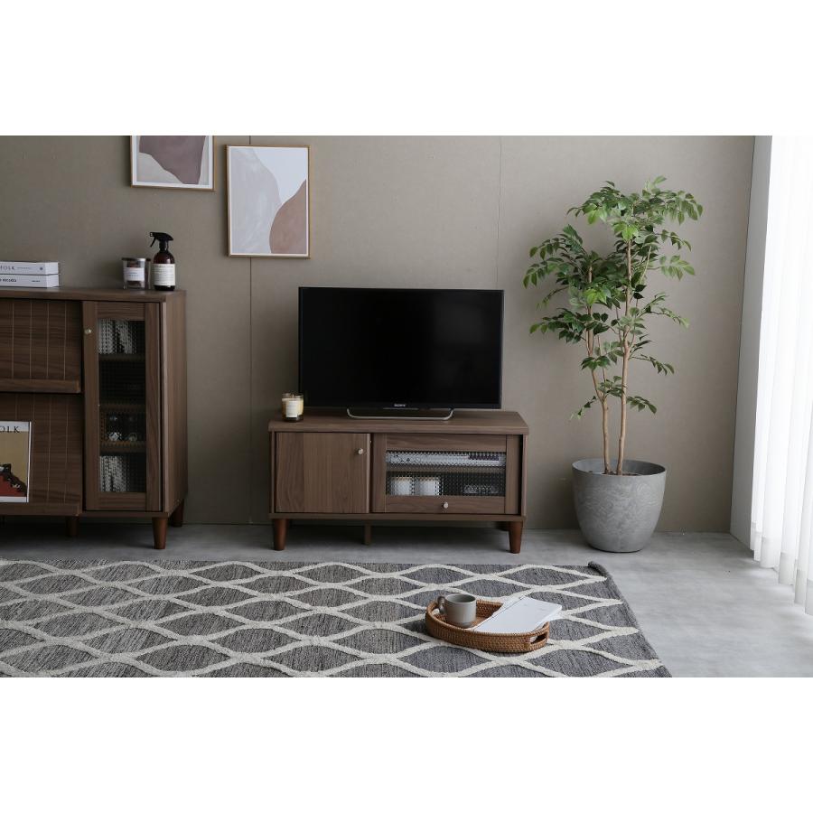 ガラス扉付き テレビ台 テレビボード 幅90cm 木目調 コンパクト ガラス扉付き テレビ台 テレビボード 幅90cm 木目調 コンパクト