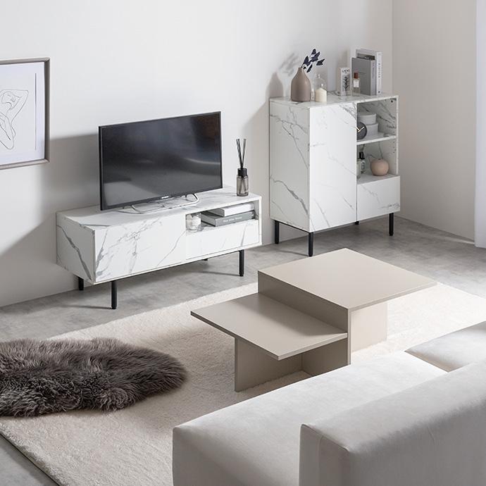 【送料無料】【幅72cm】大理石柄キャビネット ストーン柄 マーブル 棚 収納 送料無料】【幅72cm】大理石柄キャビネット ストーン柄 マーブル 棚 収納