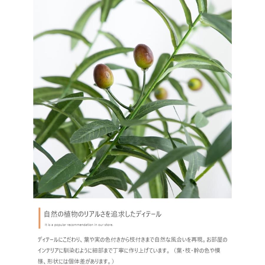 光触媒 人工観葉植物 オリーブ 高さ85cm フェイクグリーン 抗菌 防臭｜iwaya-mart｜06