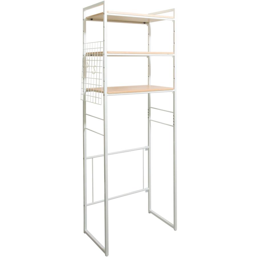 マルチラック 冷蔵庫上 洗濯機上 安定感 横幅66.5〜90cm 伸縮