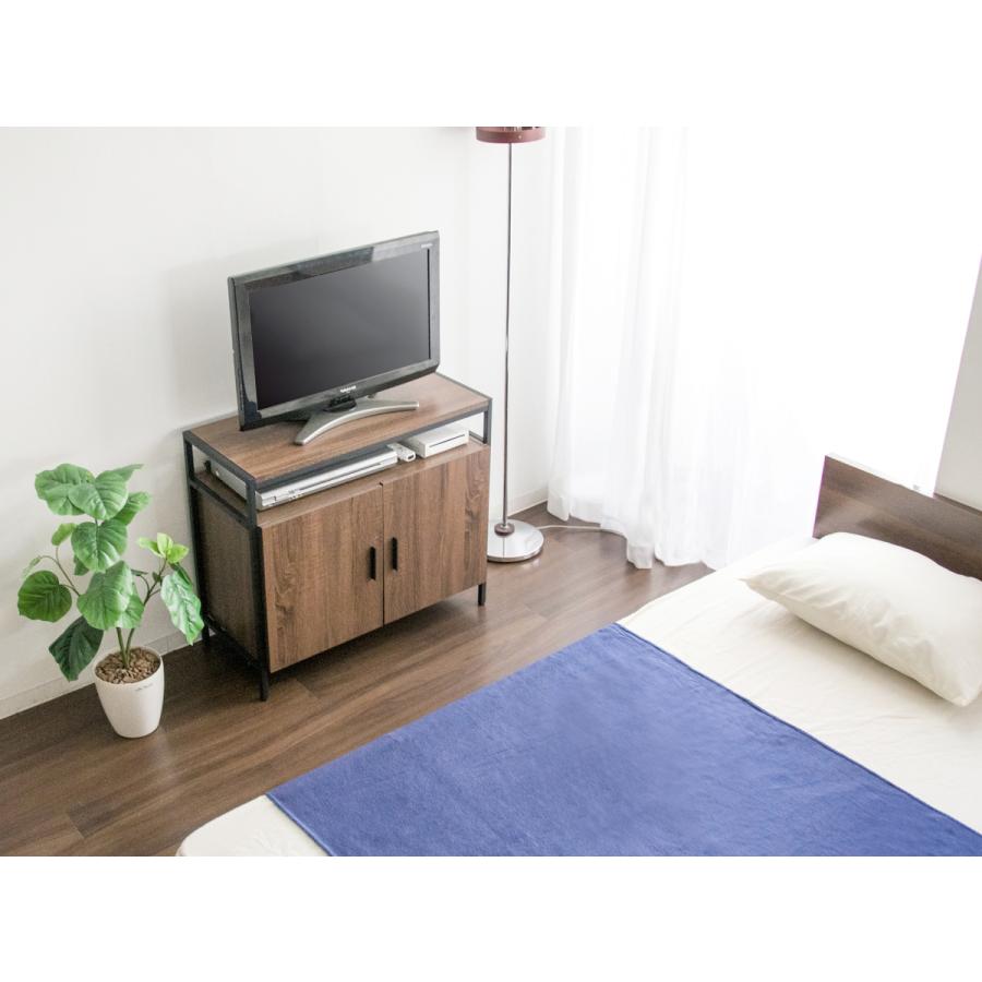 キャビネット テレビ台 ハイタイプ 幅80×奥行き37×高さ70cm たっぷり