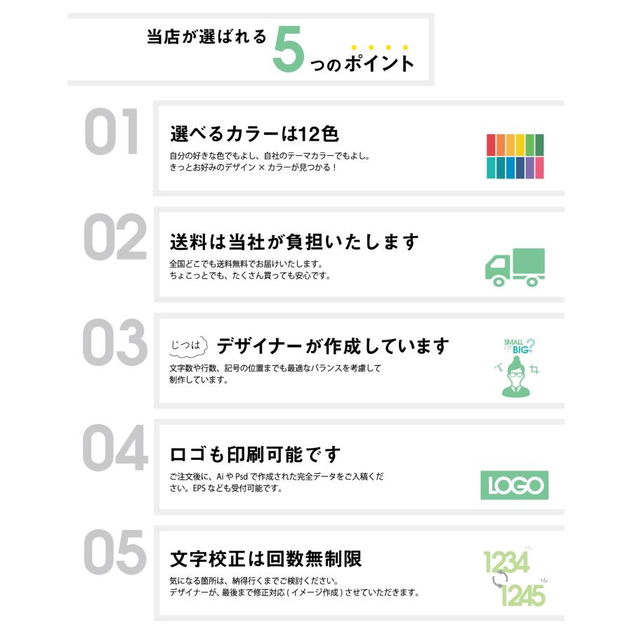 名刺印刷 100枚 名刺簡単作成【選べる12色】校正無料 ゆうパケット送料無料 2c003 | ブランド登録なし | 02