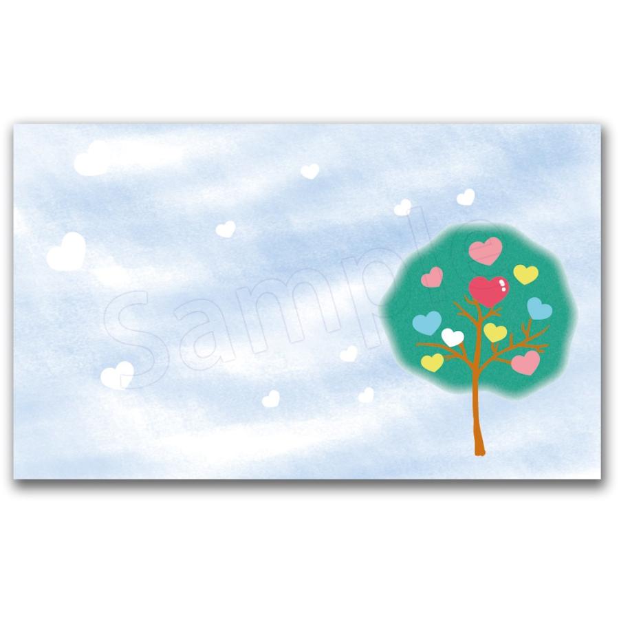 グリーティングカード 名刺サイズ 片面印刷 100枚 カード印刷 メッセージカード | ブランド登録なし