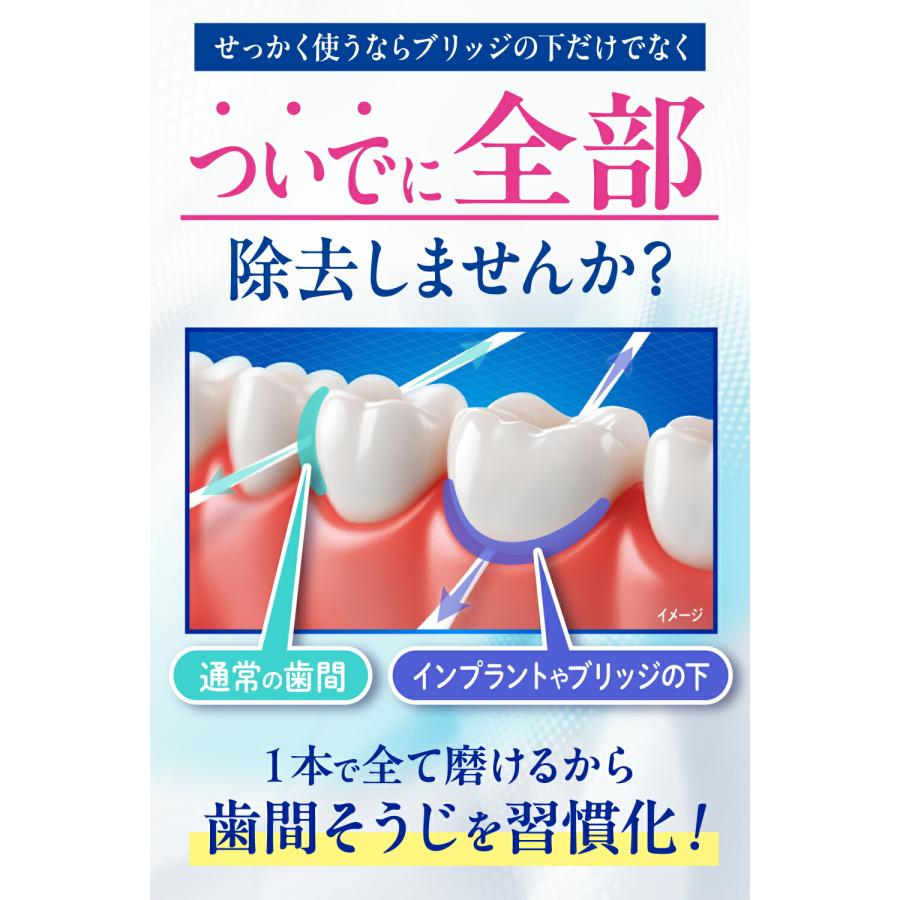 大容量100本ブリッジ用スーパーフロス 通常のフロスとしても使える