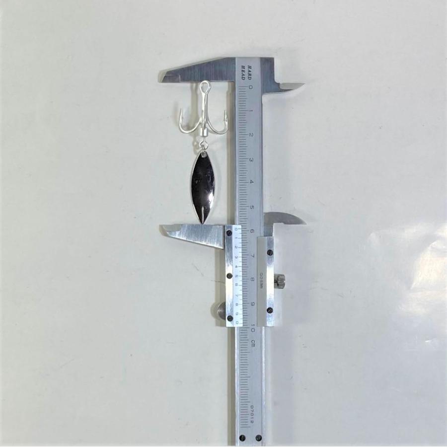 ブレードフック 4# 1個 シルバー トレブルフック スピンテイル 青物 ブリ サワラ サゴシ 釣り |  | 03