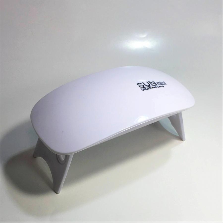 LED UVライト LEDライト ジェルネイルライト 6w 携帯用 レジンライト