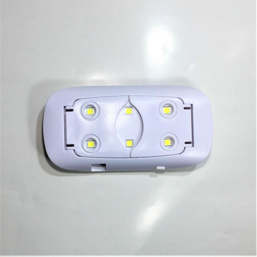 Led Uvライト Ledライト ジェルネイルライト 6w 500円 携帯用 ポッキリ 紫外線硬化 レジンライト オープニング 大放出セール