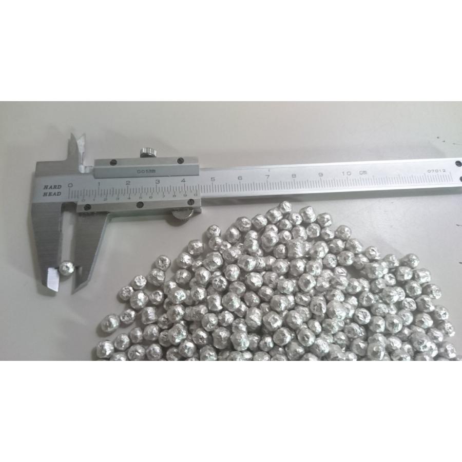 マグネシウム粒 600g 高純度 99.9% 5mm ボール DIY 水素 粒状金属 粒