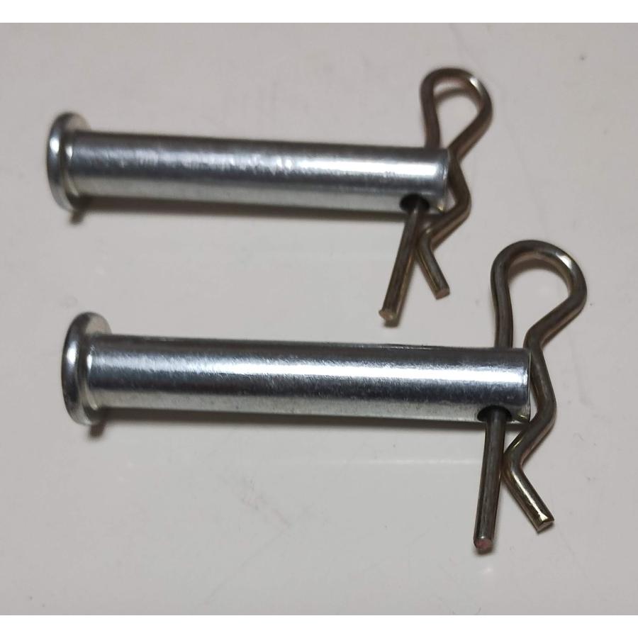 ローターピン　8×45(mm) 2本 Rピン 2本 1組セット 平頭ピン 平頭ロットピン 汎用 非純正 | 