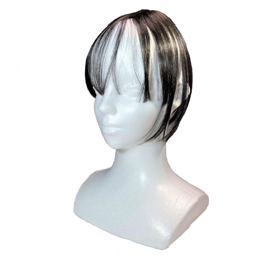 ポイントウィッグ ブラック 部分 トップカバー かつら 頭頂部 カバー 自由にカットできるカツラ |  | 02