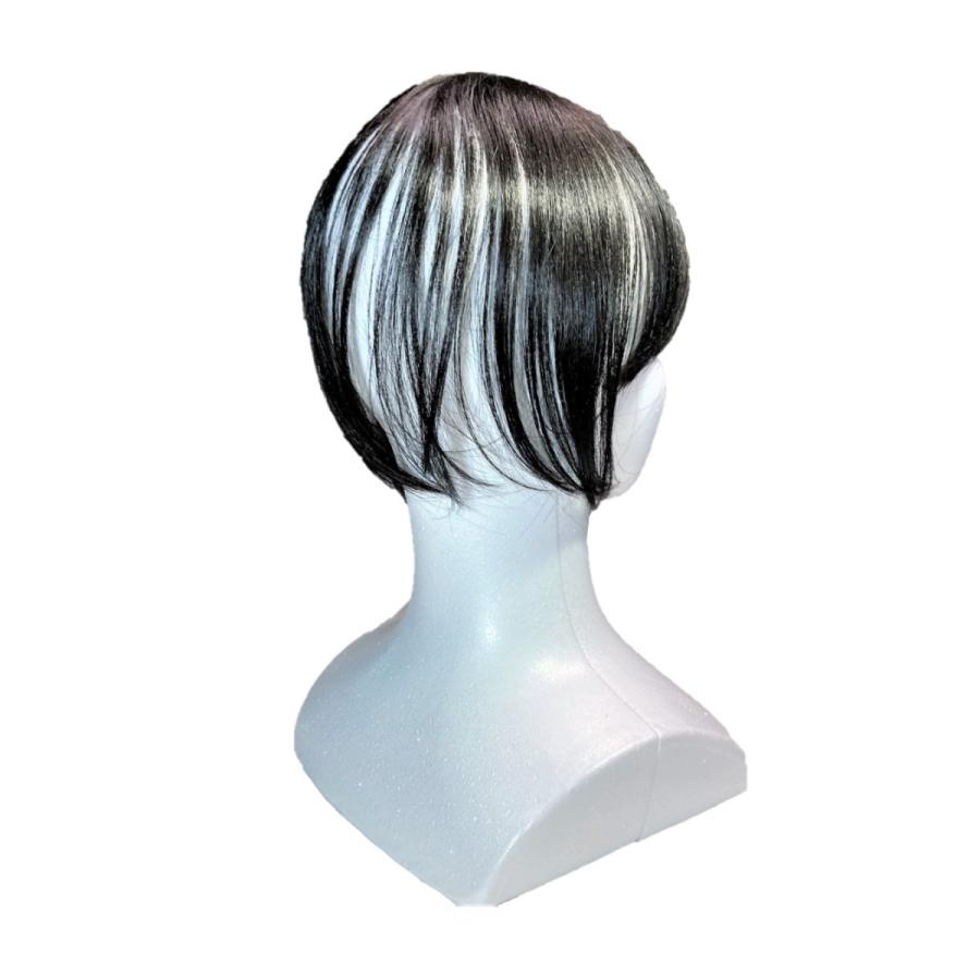 ポイントウィッグ ブラック 部分 トップカバー かつら 頭頂部 カバー 自由にカットできるカツラ |  | 04