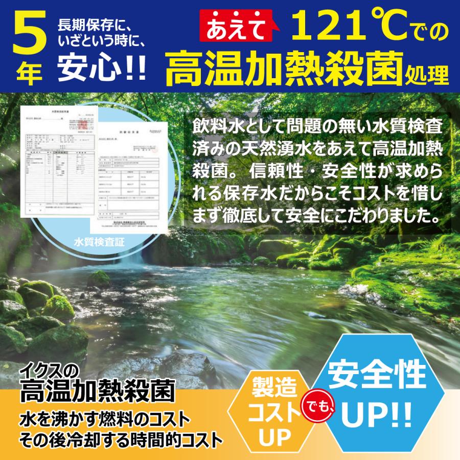 保存水 5年 災害 備蓄用 志布志の自然水 2LPETx6本 備蓄水 非常用 送料無料｜ix-ix｜02