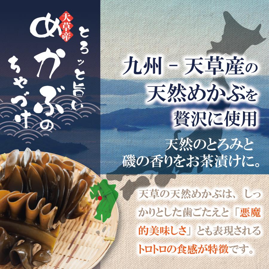 国産 天草産 メカブ 茶漬け お茶漬けの素 10杯分 個包装 低カロリー