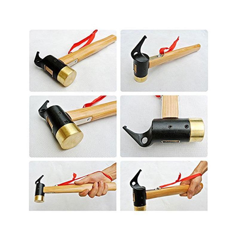 【送料無料】ペグハンマー テント タープ 張り 銅 キャンプ ハンマー アウトドア 銅ヘッド |  | 02