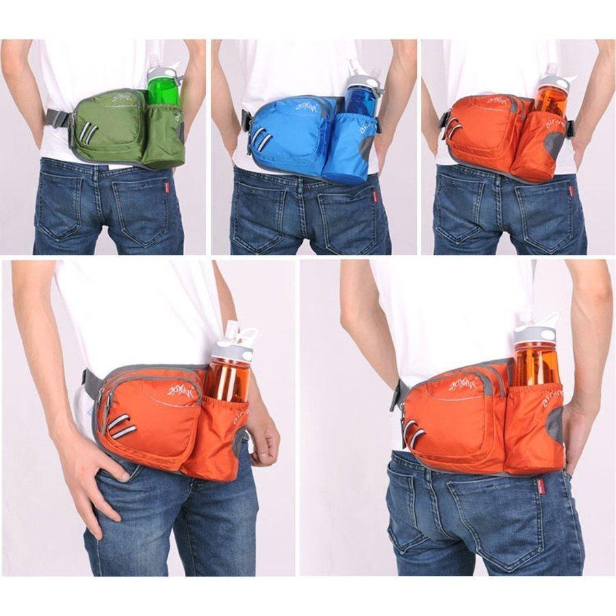 ボトルポーチ ウエストバッグ ランナーポーチ ランニング ウォーキング ジョギング グレー |  | 03