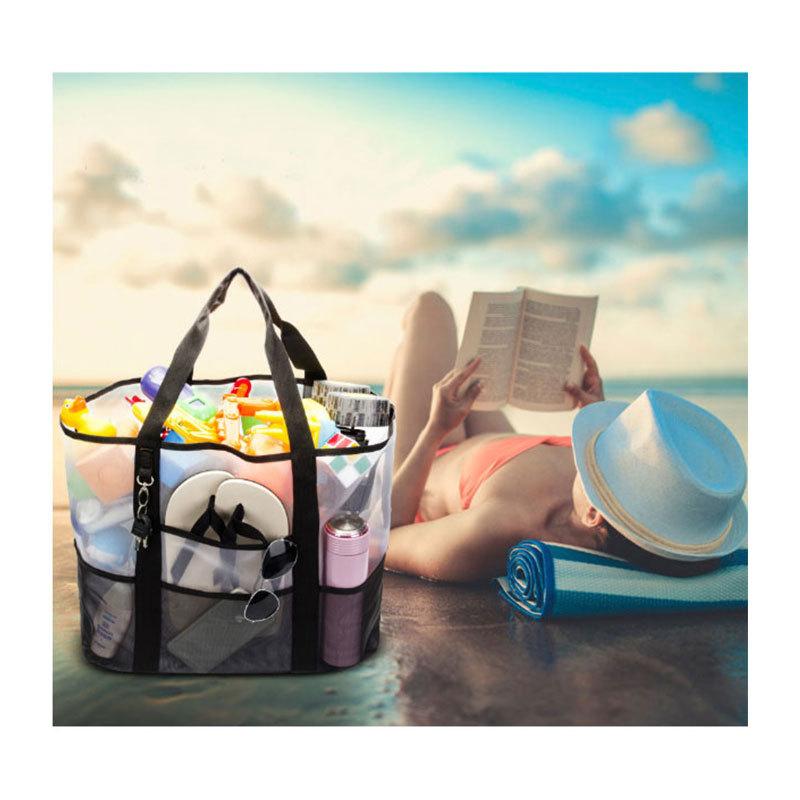 トート メッシュ プール たっぷり収納 レディース 大容量 アウトドア 軽量 ホワイト |  | 05