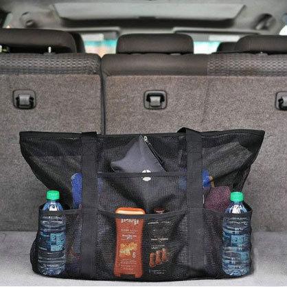 トート メッシュ プール たっぷり収納 レディース 大容量 アウトドア 軽量 ブラック |  | 07