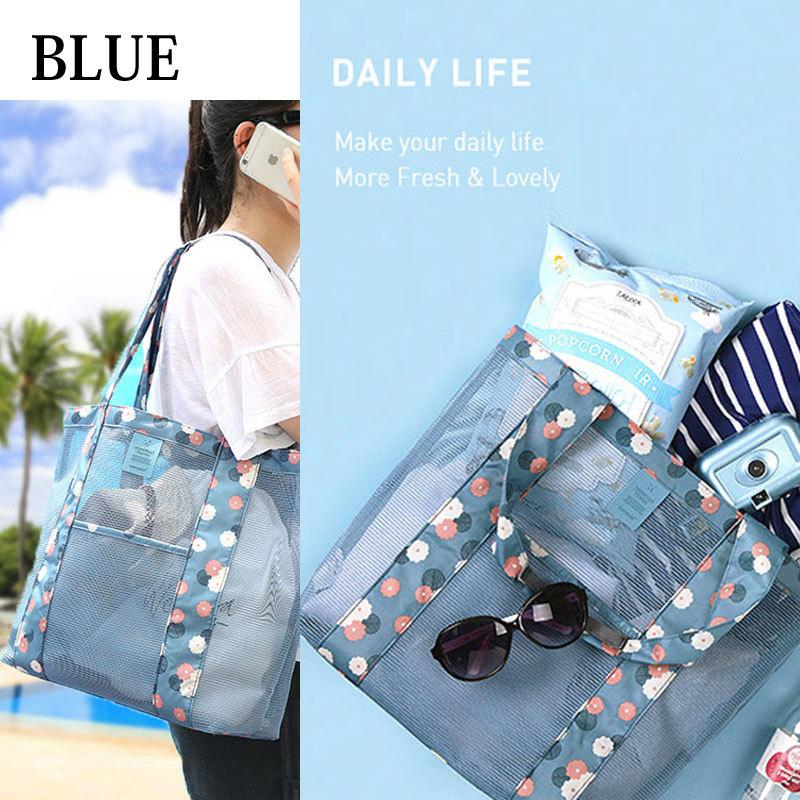 トート メッシュ ビーチバッグ プール ビニールバッグ レディース アウトドア 軽量 |  | 03