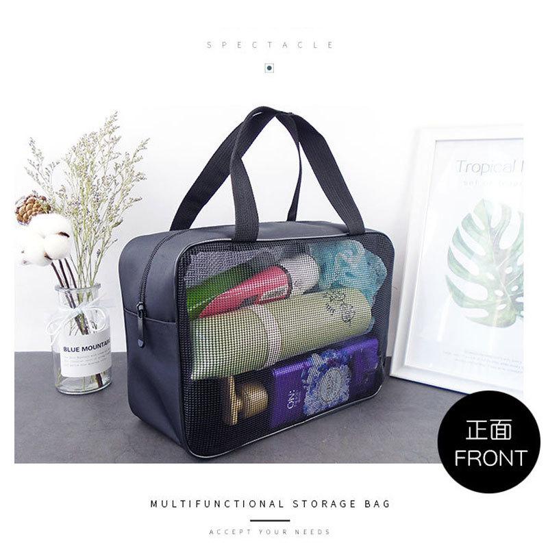 シャワーバッグ メッシュバッグ ビーチバッグ プール レディース アウトドア 軽量 |  | 02