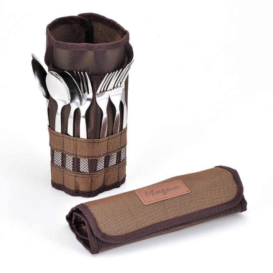 MAGNA(ダークブラウン）4人用カトラリーセット　ステンレス　食器セ ット |  | 01