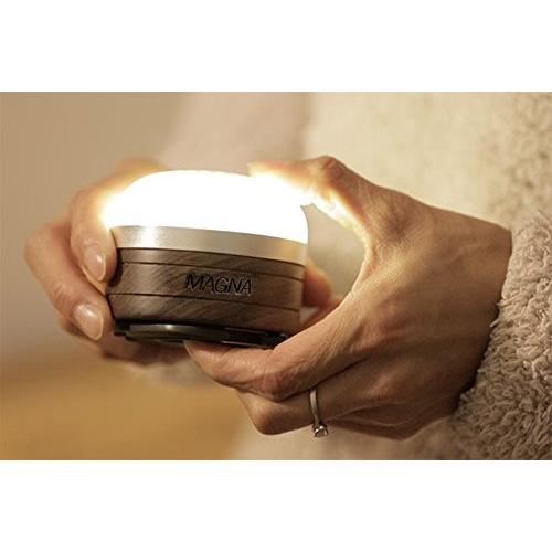 MAGNA (マグナ) 充電式 Bluetooth 防水スピーカー LEDランタン 無垢材 ブラックウォールナット仕様 専用ハードケース付 |  | 01