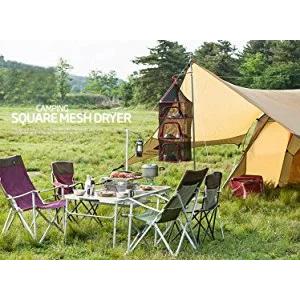 キャンプ用 ハンギングドライネット 吊り下げ式 物干しネット 虫除けネット 食器乾燥 バーベキュー 4段 収納ケース付き |  | 01