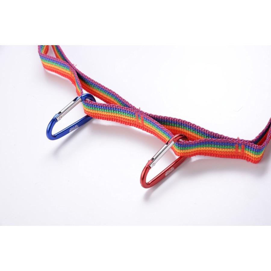 NOMADE　レインボーハンギングチェーン　カラビナ８個セット　140cm〜250cm まで調節可能　キャンプ　アウトドアで活躍 |  | 01