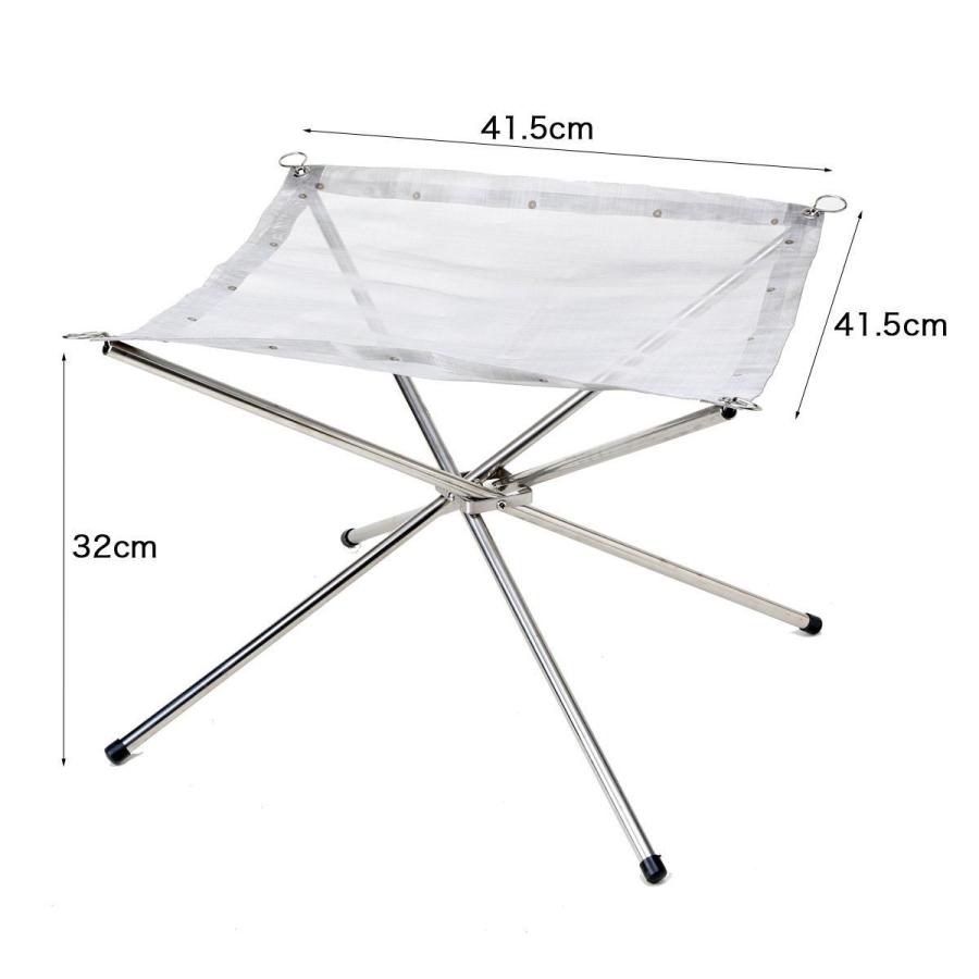 バーベキューコンロ・焚火台 ファイアスタンド 焚き火台 焚き火ファン |  | 01