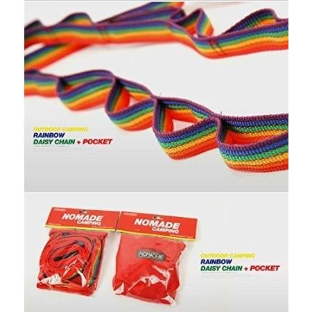 NOMADE　レインボーハンギングチェーン　カラビナ17個セット　140cm〜250cmまで調節可能　キャンプ　アウトドアで活躍 |  | 01
