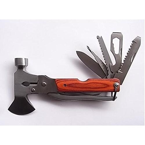 アウトドアの必需品！ 多機能工具 マルチツール ハンマー ナイフ プライヤ 多目的 工具 アウトドア用品 |  | 01